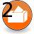 Emblem-WikiVote blank orange2n.svg